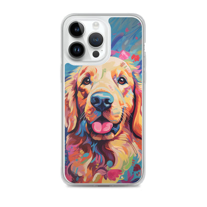 iPhone Case Painted Golden Retriever