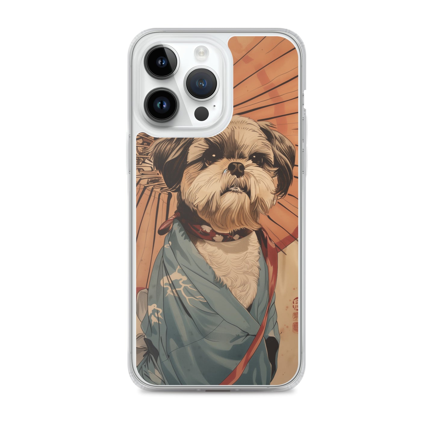 Ukiyo-e Style Shih Tzu iPhone Case