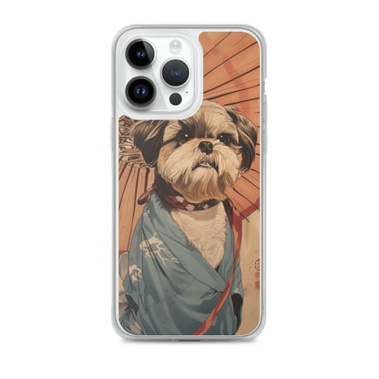 Ukiyo-e Style Shih Tzu iPhone Case