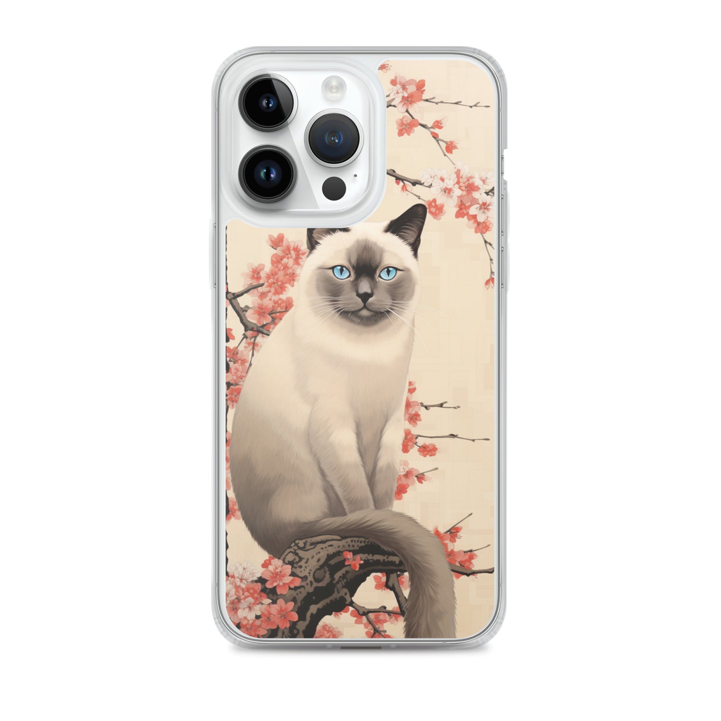 Ukiyo-e Siamese Cat iPhone Case