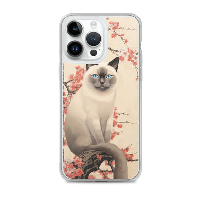 Ukiyo-e Siamese Cat iPhone Case
