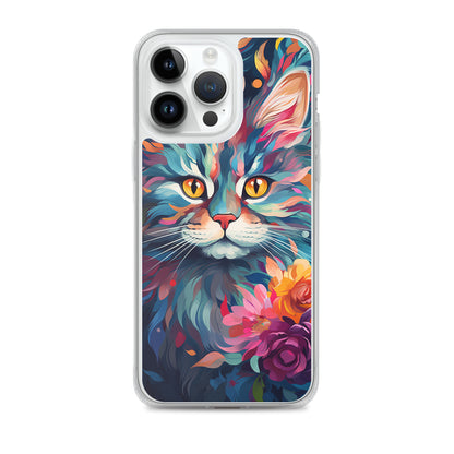 Painted Cat iPhone Case