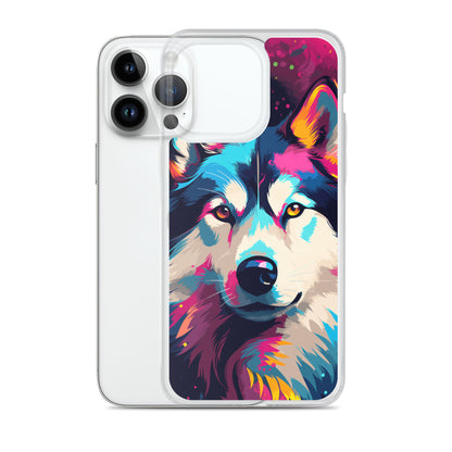 iPhone Case Painted Siberian Huskie