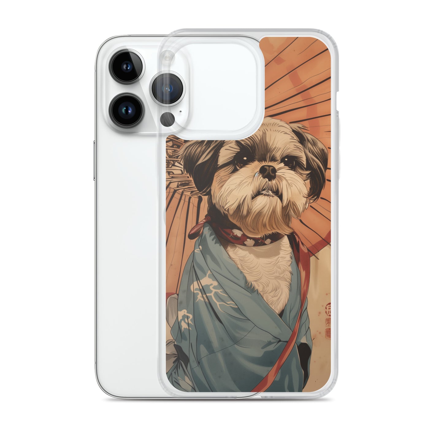 Ukiyo-e Style Shih Tzu iPhone Case