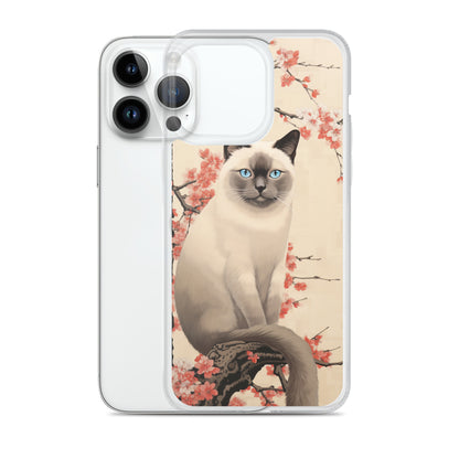 Ukiyo-e Siamese Cat iPhone Case