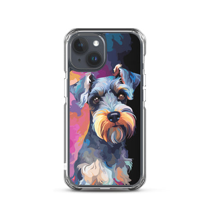 iPhone Case Painted Schnauzer