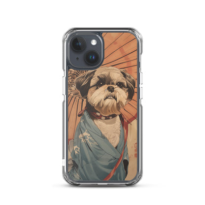 Ukiyo-e Style Shih Tzu iPhone Case