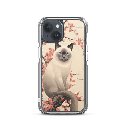 Ukiyo-e Siamese Cat iPhone Case