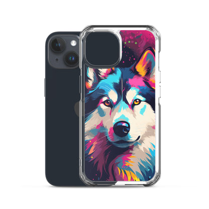 iPhone Case Painted Siberian Huskie