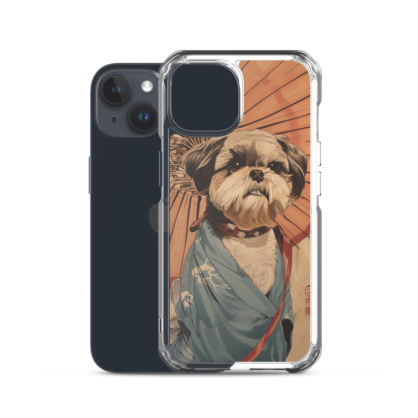 Ukiyo-e Style Shih Tzu iPhone Case