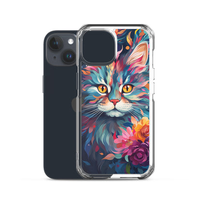 Painted Cat iPhone Case
