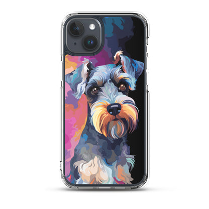 iPhone Case Painted Schnauzer