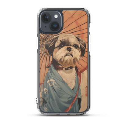 Ukiyo-e Style Shih Tzu iPhone Case