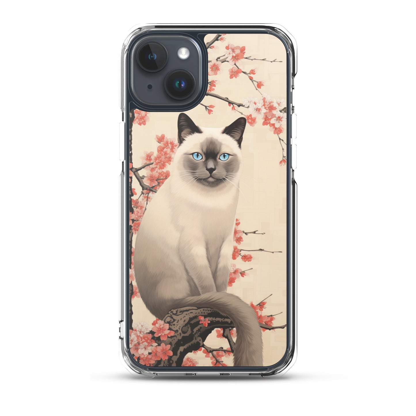 Ukiyo-e Siamese Cat iPhone Case