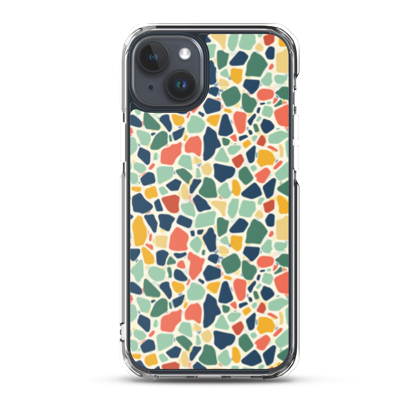 iPhone Case Colorful Retro Terrazzo Tile