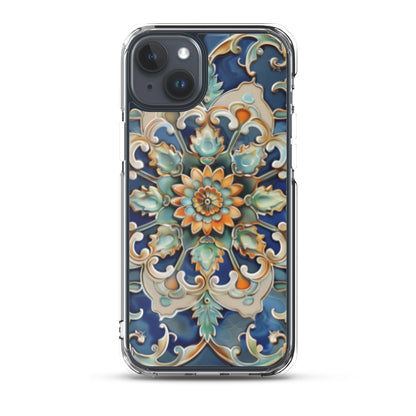 iPhone Case Malaysian Ceramic Tile Pattern