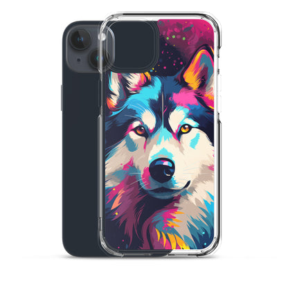 iPhone Case Painted Siberian Huskie