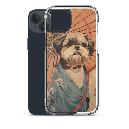 Ukiyo-e Style Shih Tzu iPhone Case
