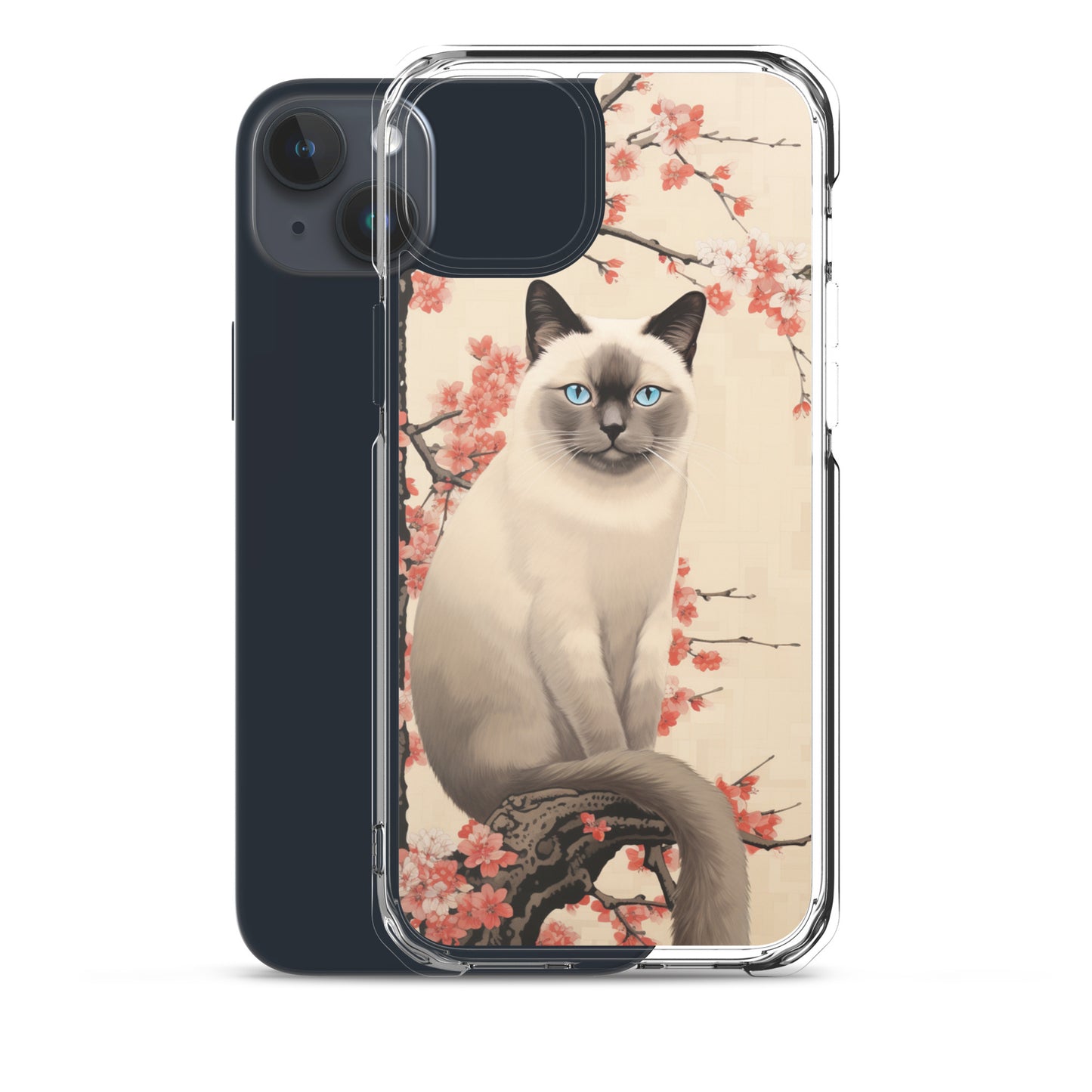 Ukiyo-e Siamese Cat iPhone Case