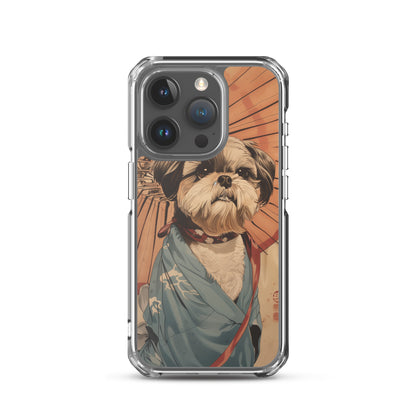Ukiyo-e Style Shih Tzu iPhone Case