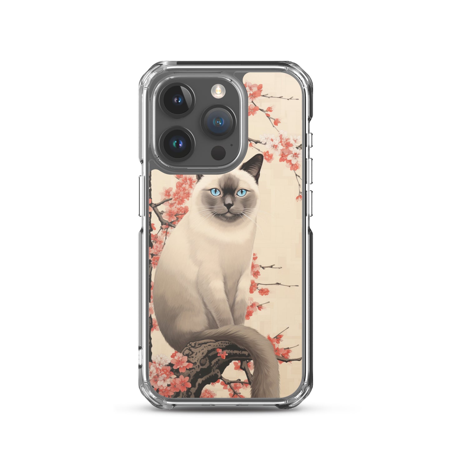 Ukiyo-e Siamese Cat iPhone Case