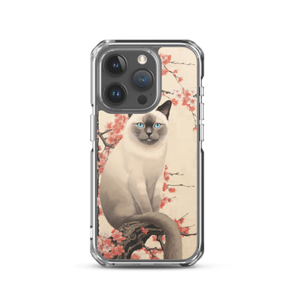 Ukiyo-e Siamese Cat iPhone Case