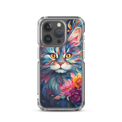 Painted Cat iPhone Case