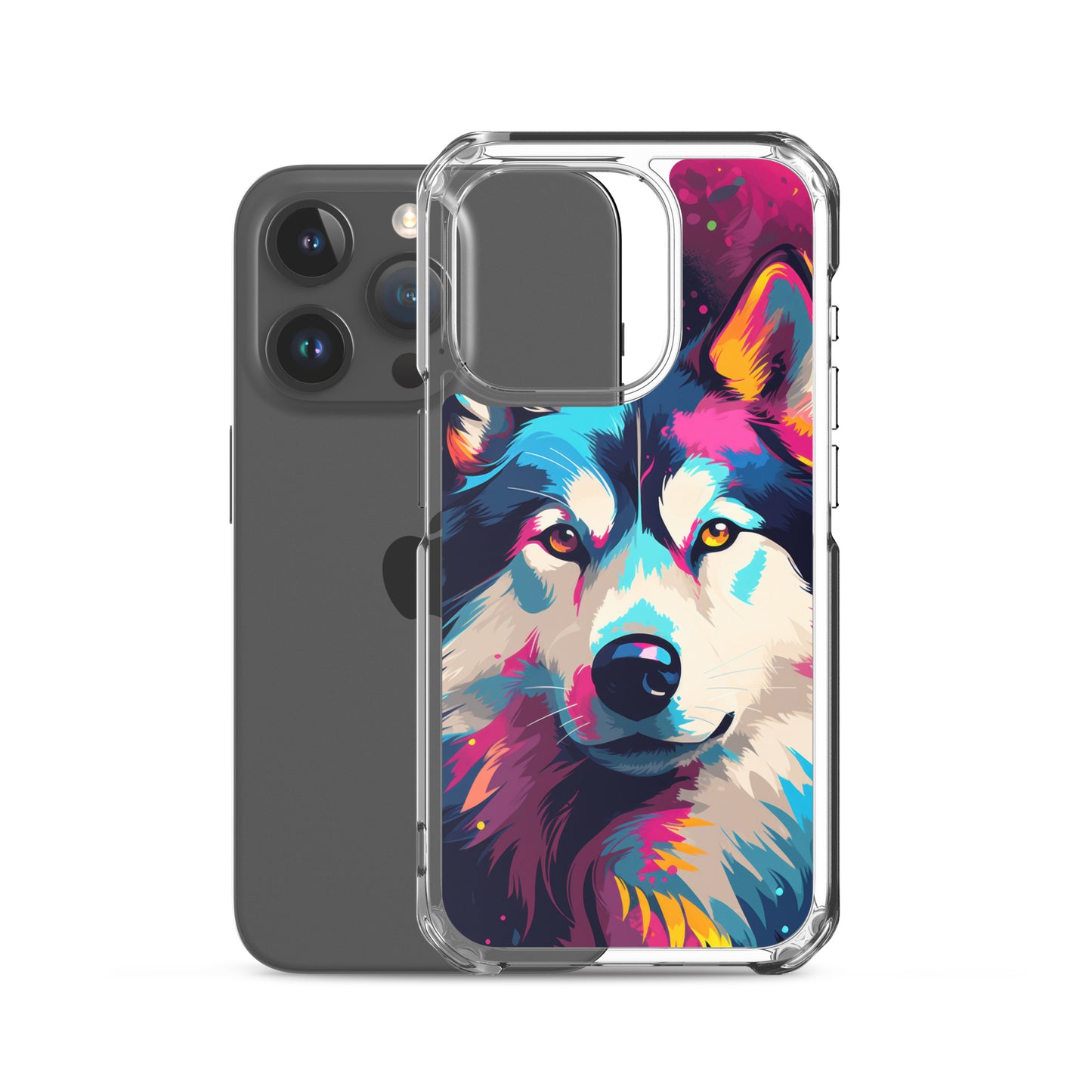 iPhone Case Painted Siberian Huskie