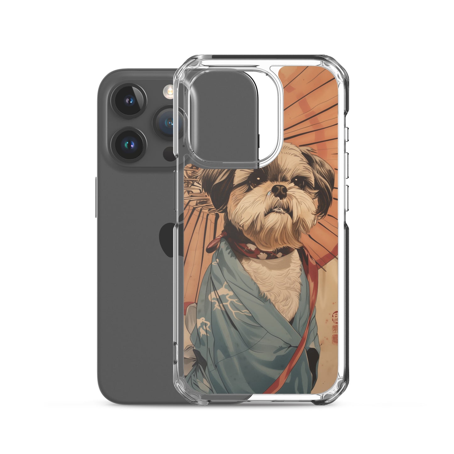 Ukiyo-e Style Shih Tzu iPhone Case