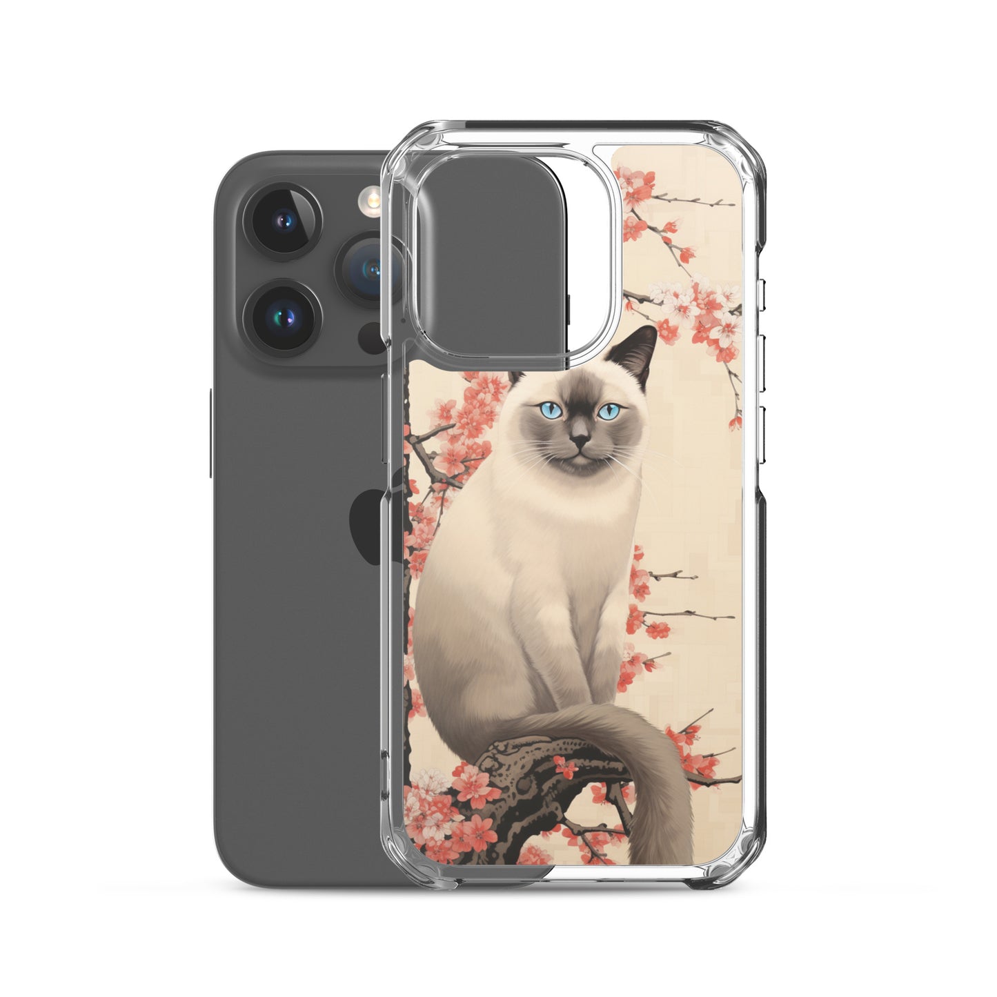 Ukiyo-e Siamese Cat iPhone Case