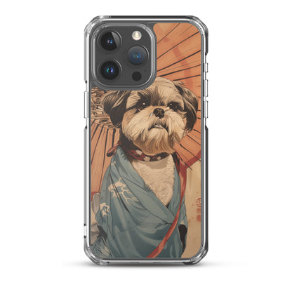 Ukiyo-e Style Shih Tzu iPhone Case