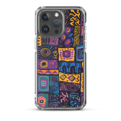 iPhone Case Colorful Yemanja Pattern