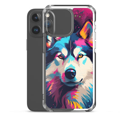 iPhone Case Painted Siberian Huskie