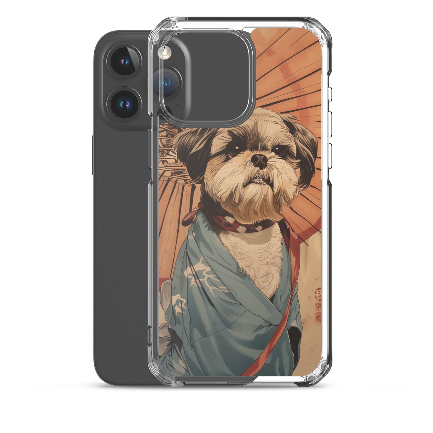 Ukiyo-e Style Shih Tzu iPhone Case