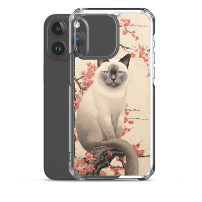 Ukiyo-e Siamese Cat iPhone Case