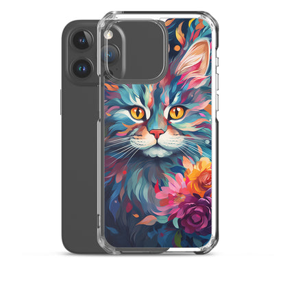 Painted Cat iPhone Case