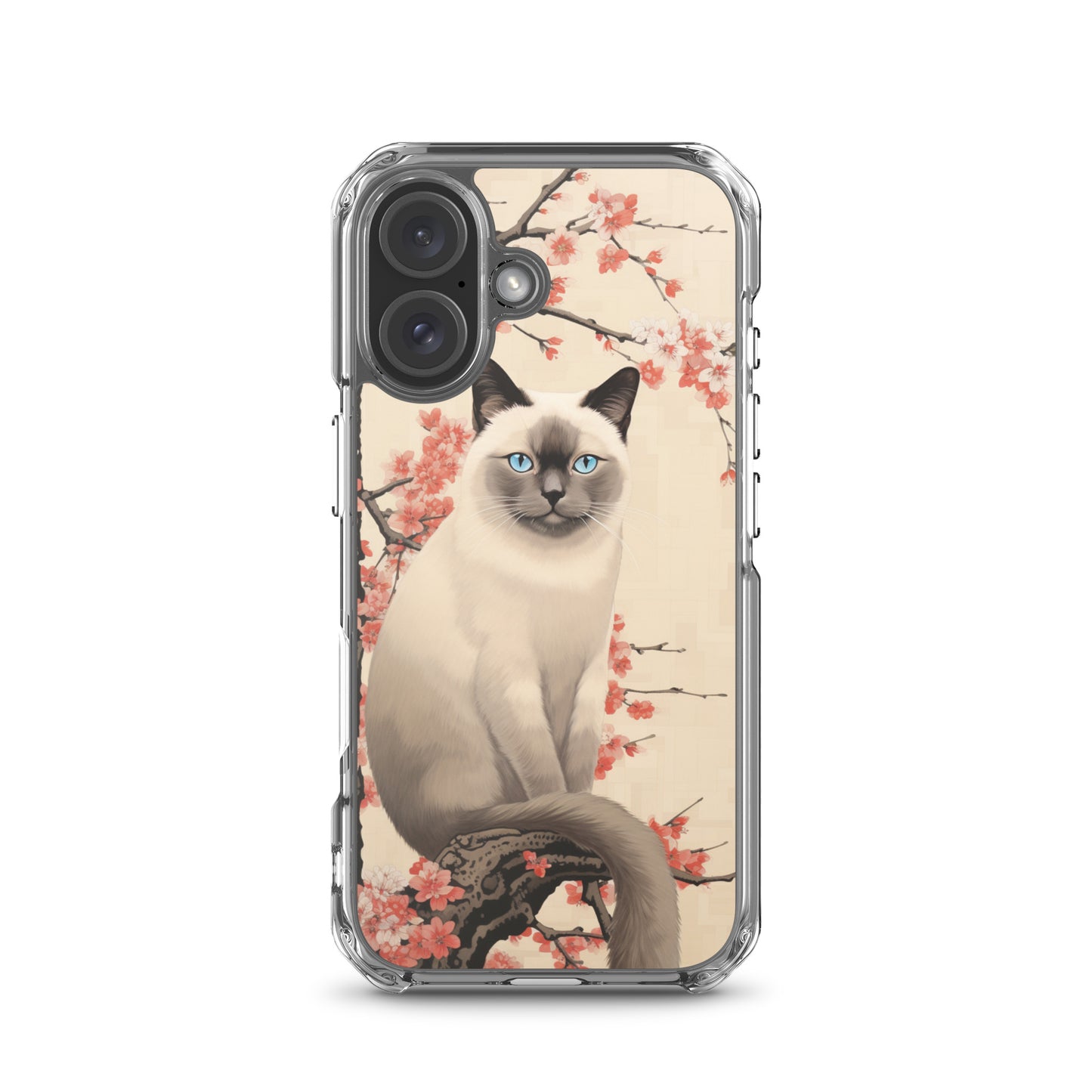 Ukiyo-e Siamese Cat iPhone Case