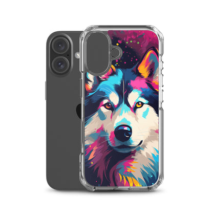 iPhone Case Painted Siberian Huskie