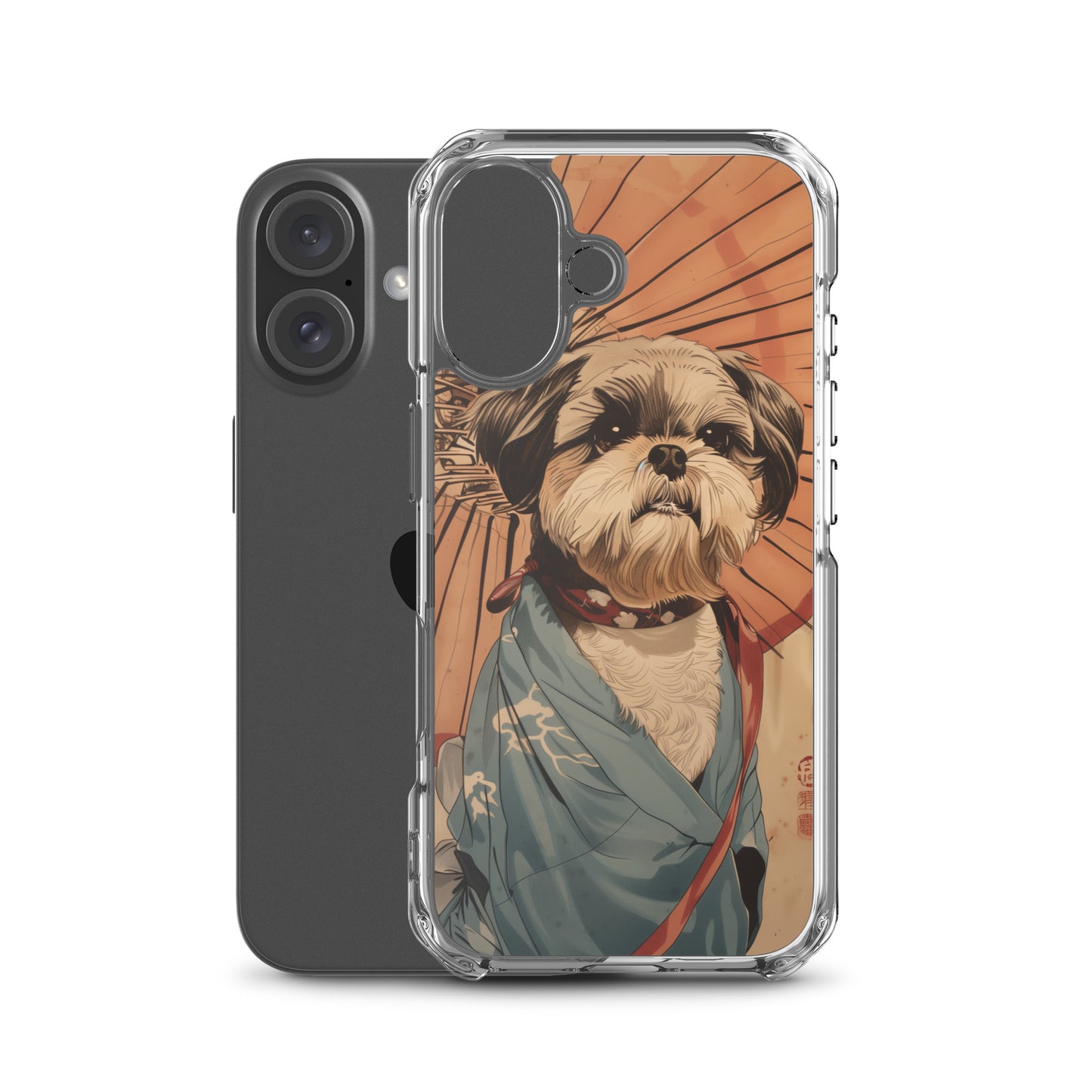 Ukiyo-e Style Shih Tzu iPhone Case