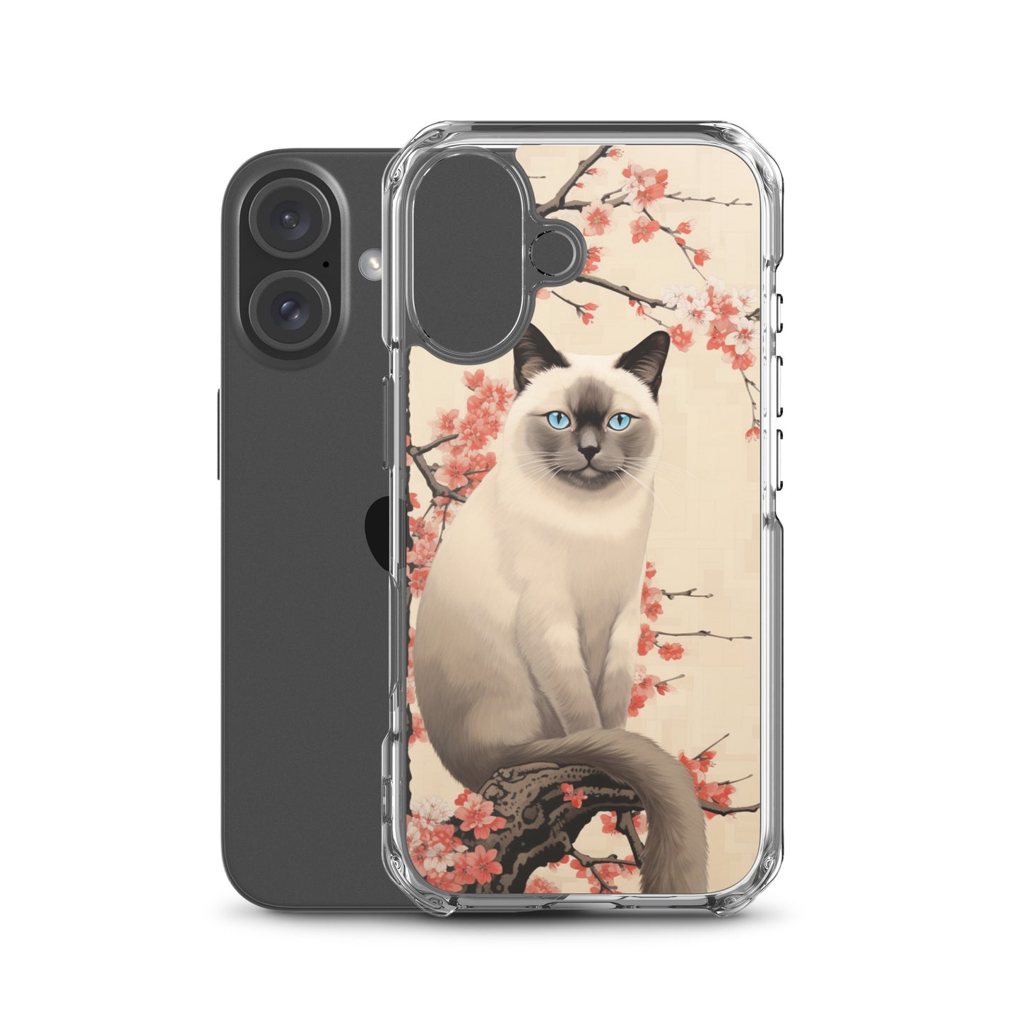 Ukiyo-e Siamese Cat iPhone Case