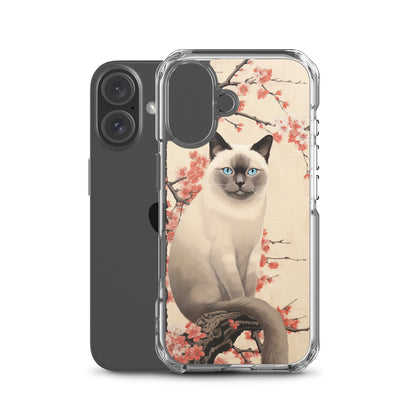 Ukiyo-e Siamese Cat iPhone Case
