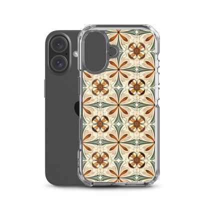 iPhone Case Ornate Leaves Tile