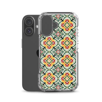 iPhone Case Colorful Traditional Maltese Cement Tile Pattern