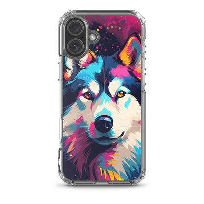 iPhone Case Painted Siberian Huskie