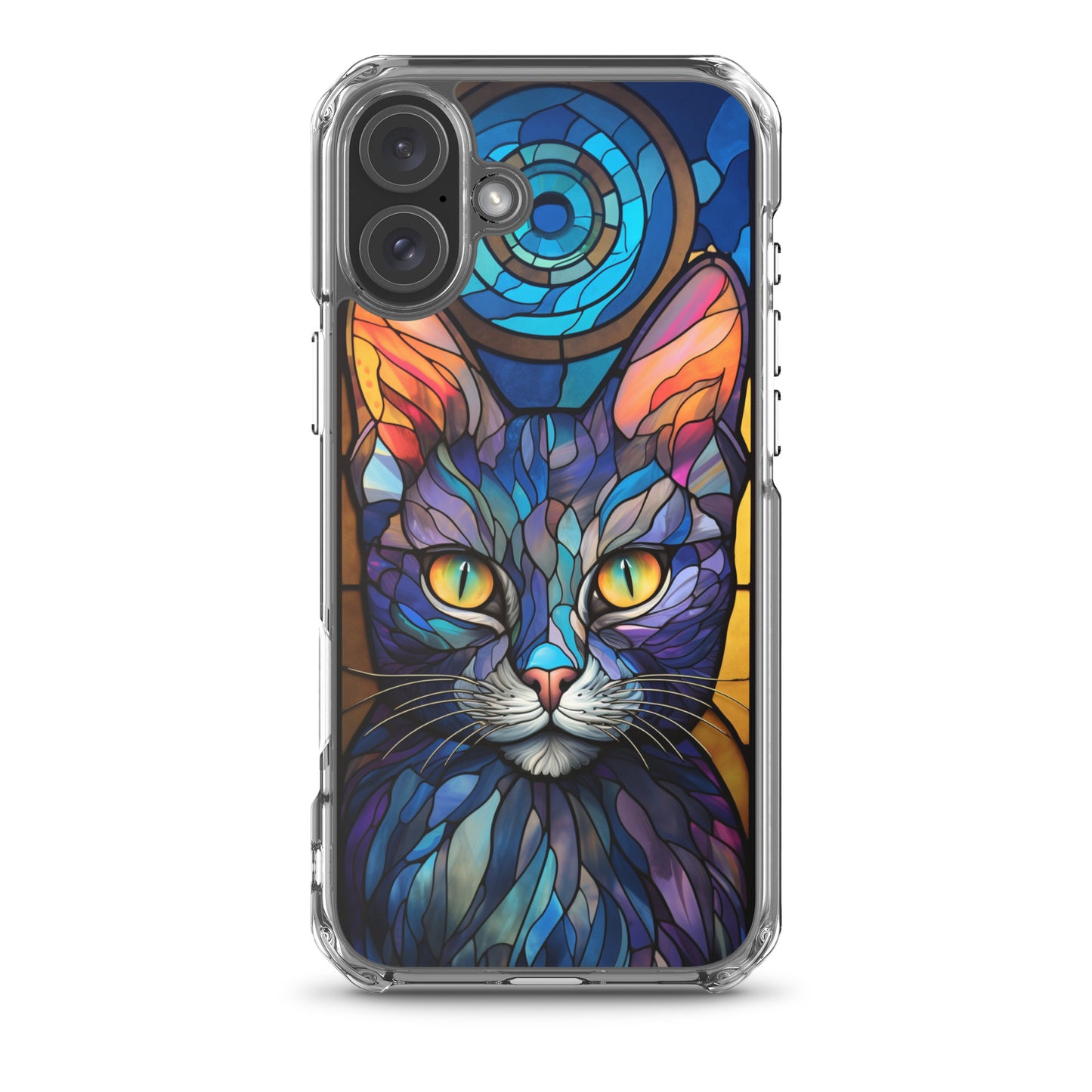 Stained Glass Cat iPhone Case