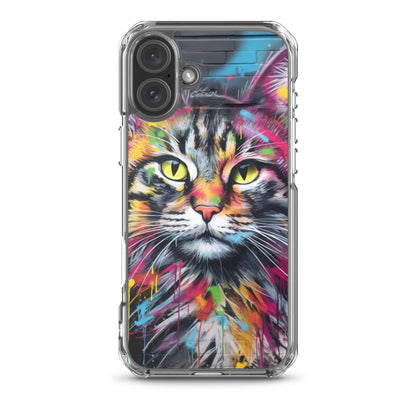 Graffiti Cat iPhone Case