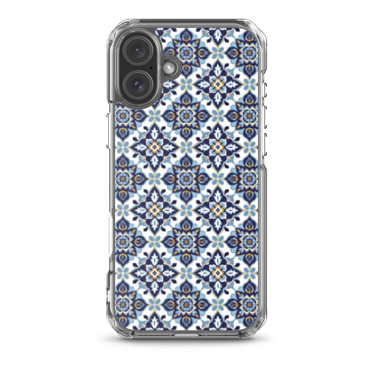 iPhone Case Classic Encaustic Tile Blue