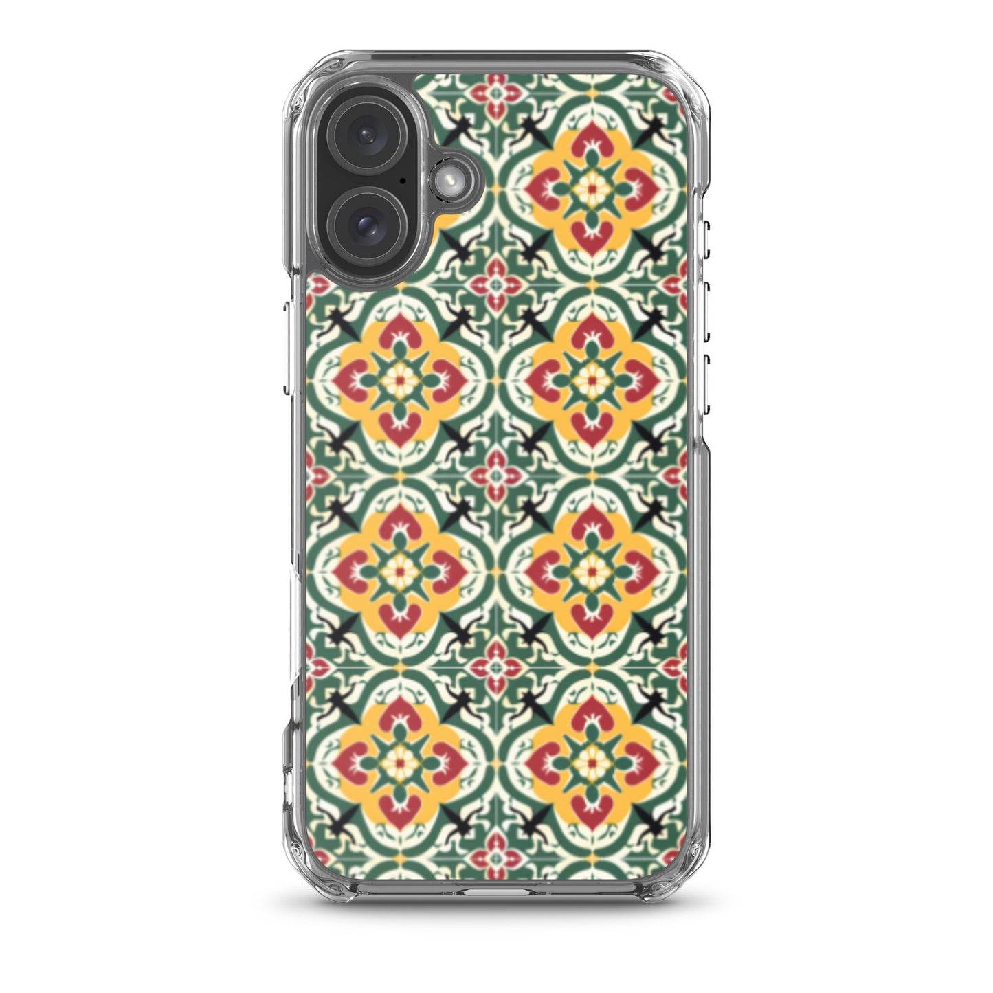 iPhone Case Colorful Traditional Maltese Cement Tile Pattern
