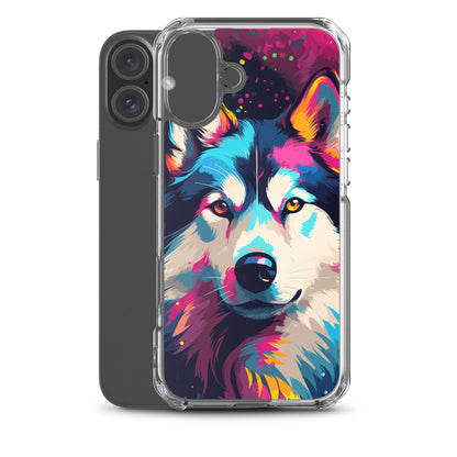iPhone Case Painted Siberian Huskie