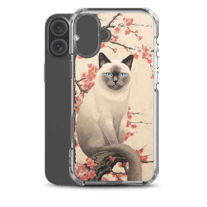 Ukiyo-e Siamese Cat iPhone Case